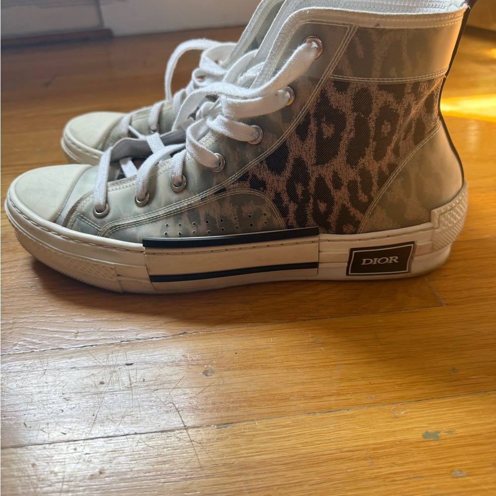 Dior B23 High-Top Sneakers – Leopard Print – Size [8 (41) MEN] - Picture 3 of 5